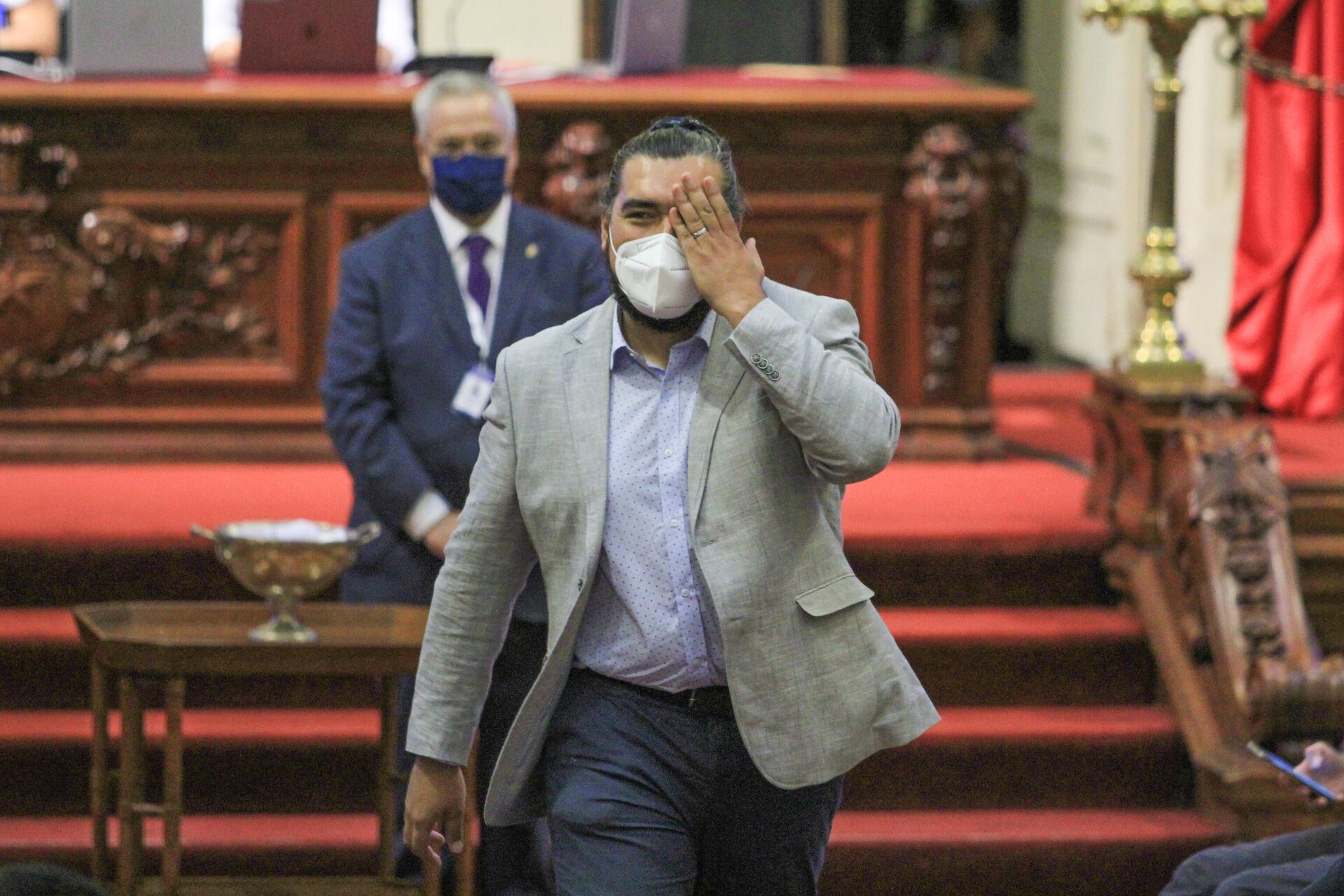 Convencional Manuel Woldarsky, integrante de la Coordinadora Plurinacional y Popular - Sputnik Mundo, 1920, 05.01.2022