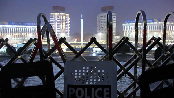 Barricadas en Kazajstán - Sputnik Mundo