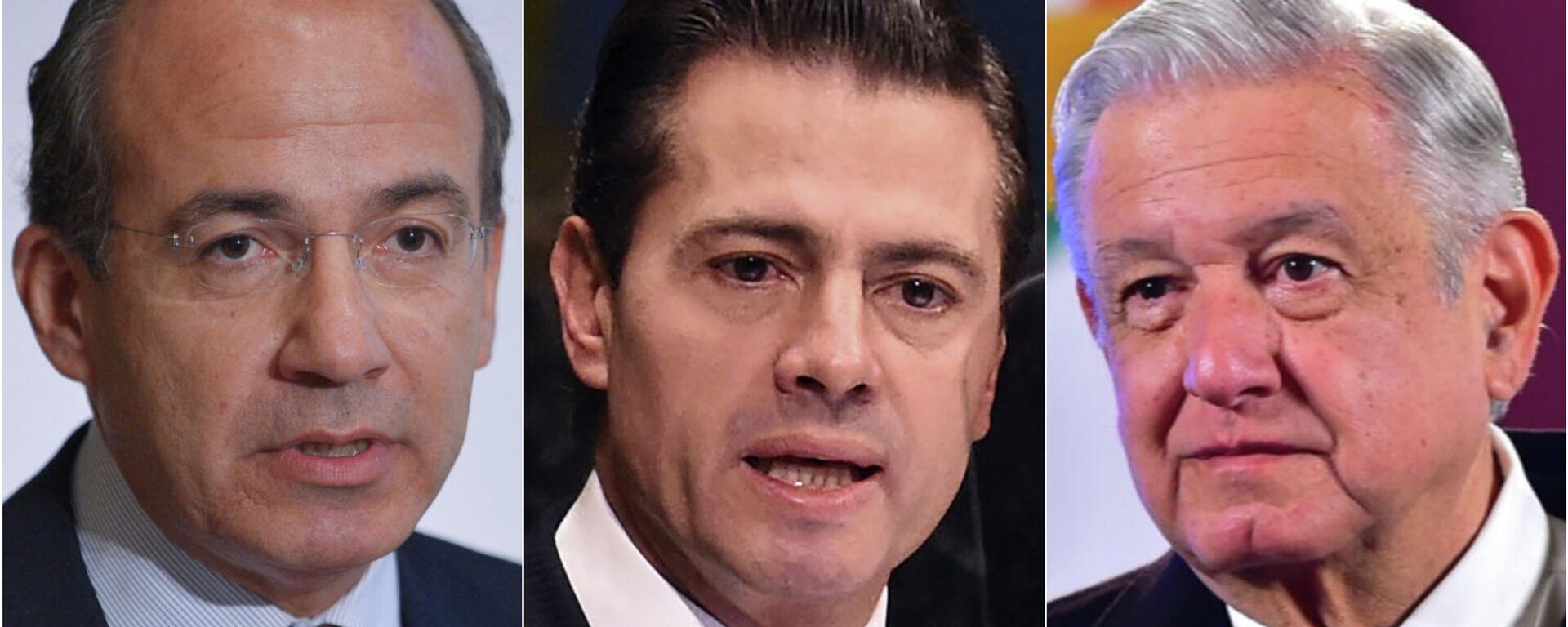 Felipe Calderón, Enrique Peña Nieto y Andrés Manuel López Obrador  - Sputnik Mundo, 1920, 06.01.2022