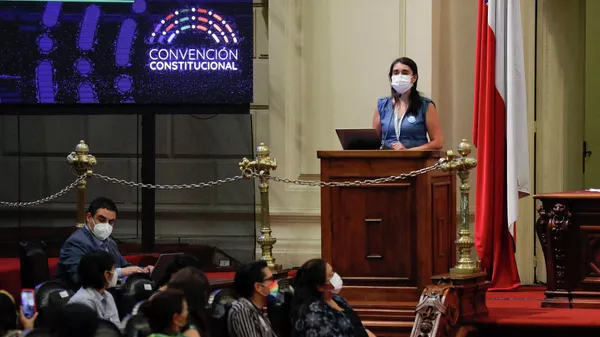 María Elisa Quinteros, presidenta de la Convención Constitucional - Sputnik Mundo