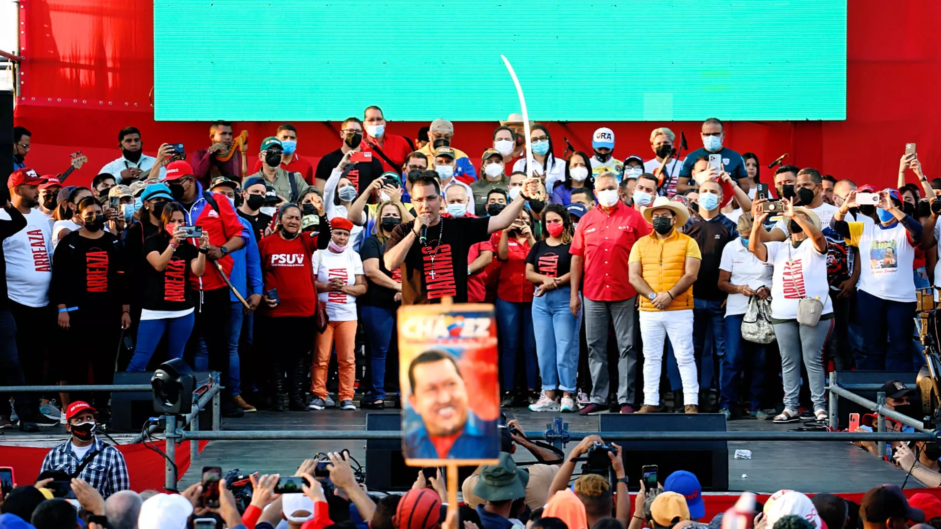 Candidato a la gobernación de Barinas por el chavismo, Jorge Arreaza