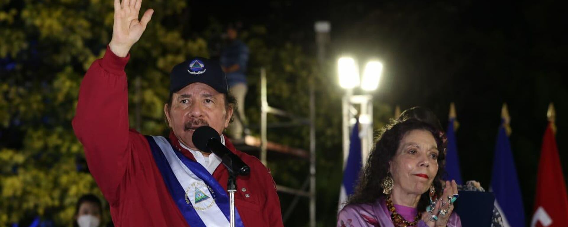 Juramentación del presidente de Nicaragua, Daniel Ortega Saavedra, para el período 2022-2027 en la Plaza de la Revolución de Managua - Sputnik Mundo, 1920, 15.09.2024