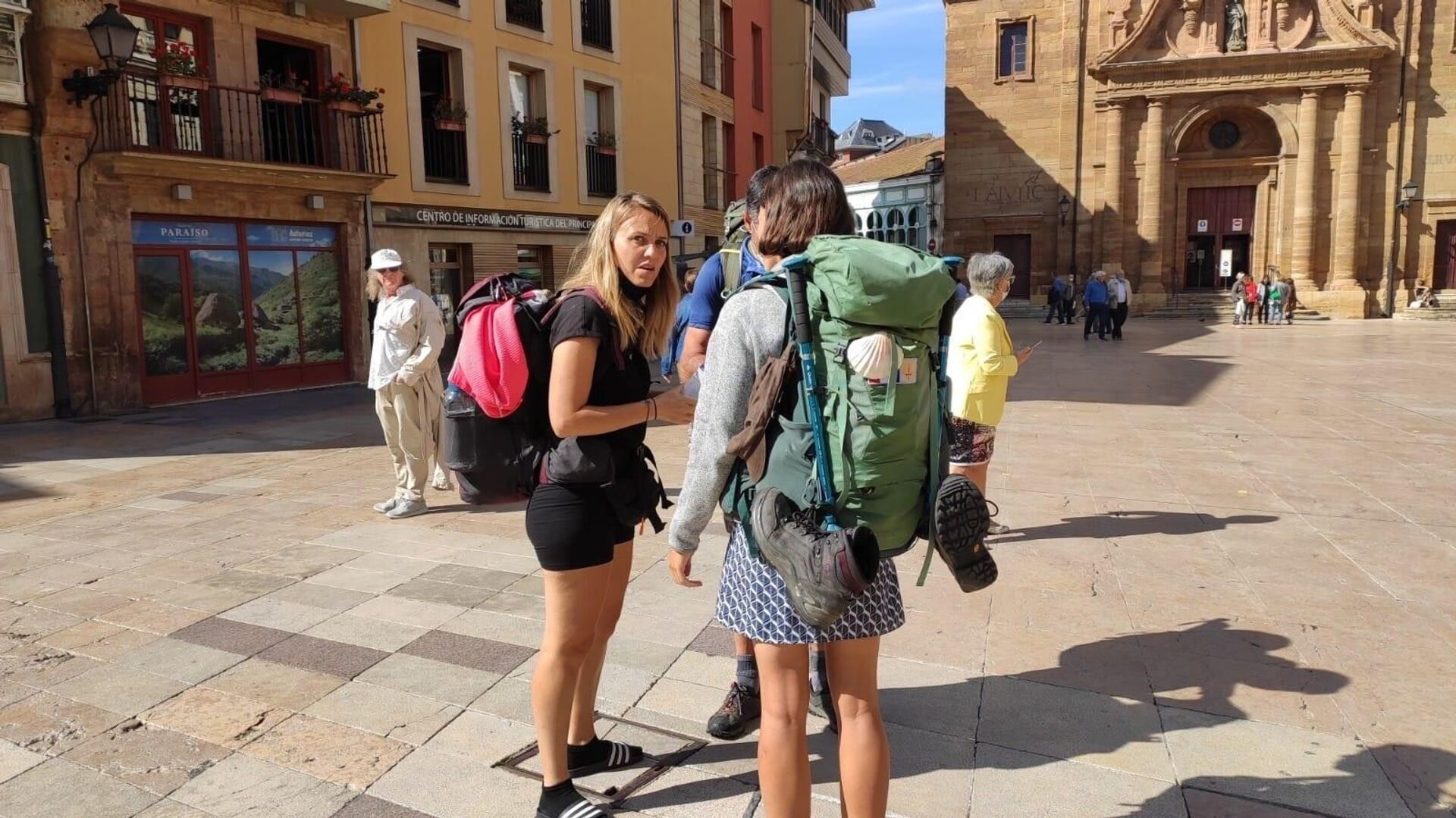 Peregrinos del Camino de Santiago en Oviedo (Asturias) Peregrinos del Camino de Santiago en Oviedo (Asturias) - Sputnik Mundo, 1920, 11.01.2022