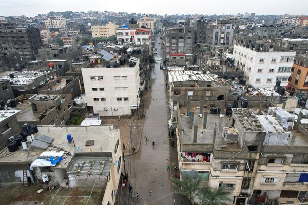 Las zonas más afectadas fueron Tel Hawa, Al Rimal Janoubi, Al Zaytun, Ashkula, Al Tuffa y Sheikh Raduan, informa la agencia Wafa. - Sputnik Mundo