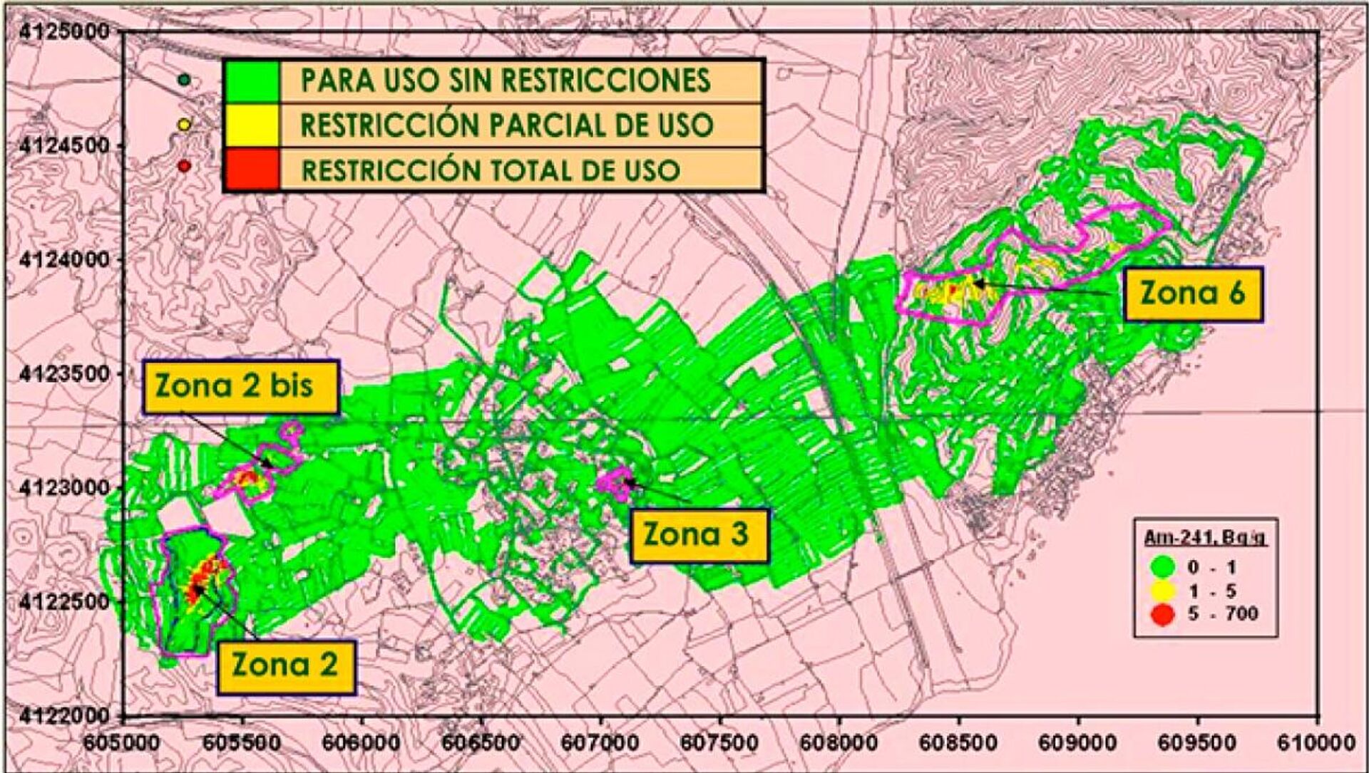 Mapa de caracterización radiologica de Palomares - Sputnik Mundo, 1920, 17.01.2022