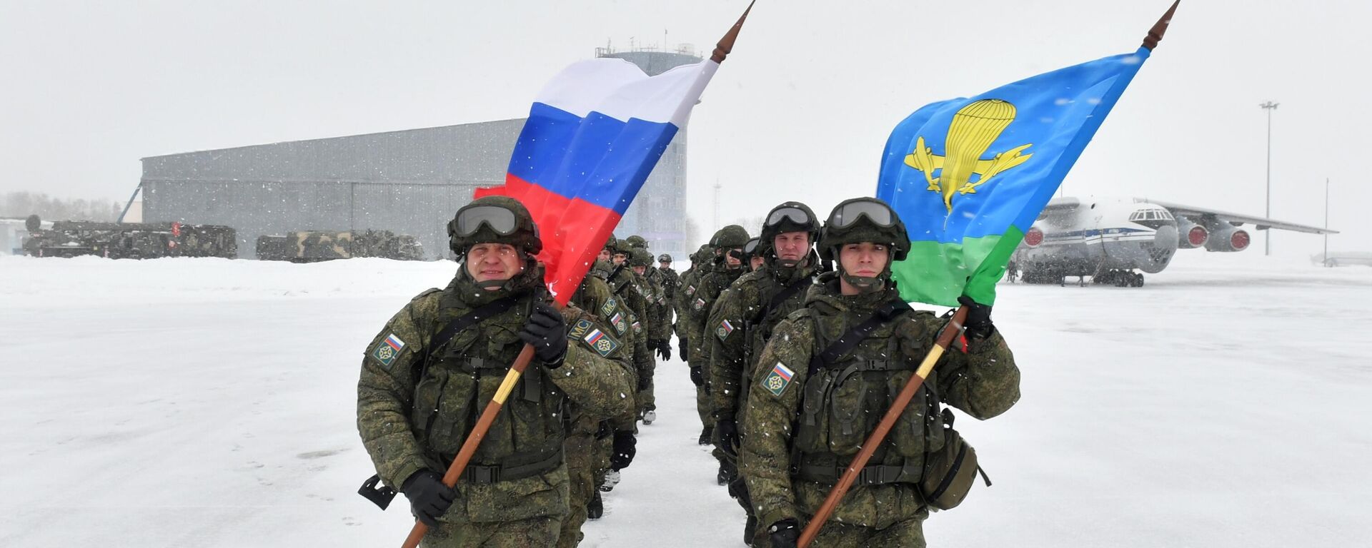 pacificadores rusos de la Organización del Tratado de Seguridad Colectiva (OTSC) - Sputnik Mundo, 1920, 22.02.2022