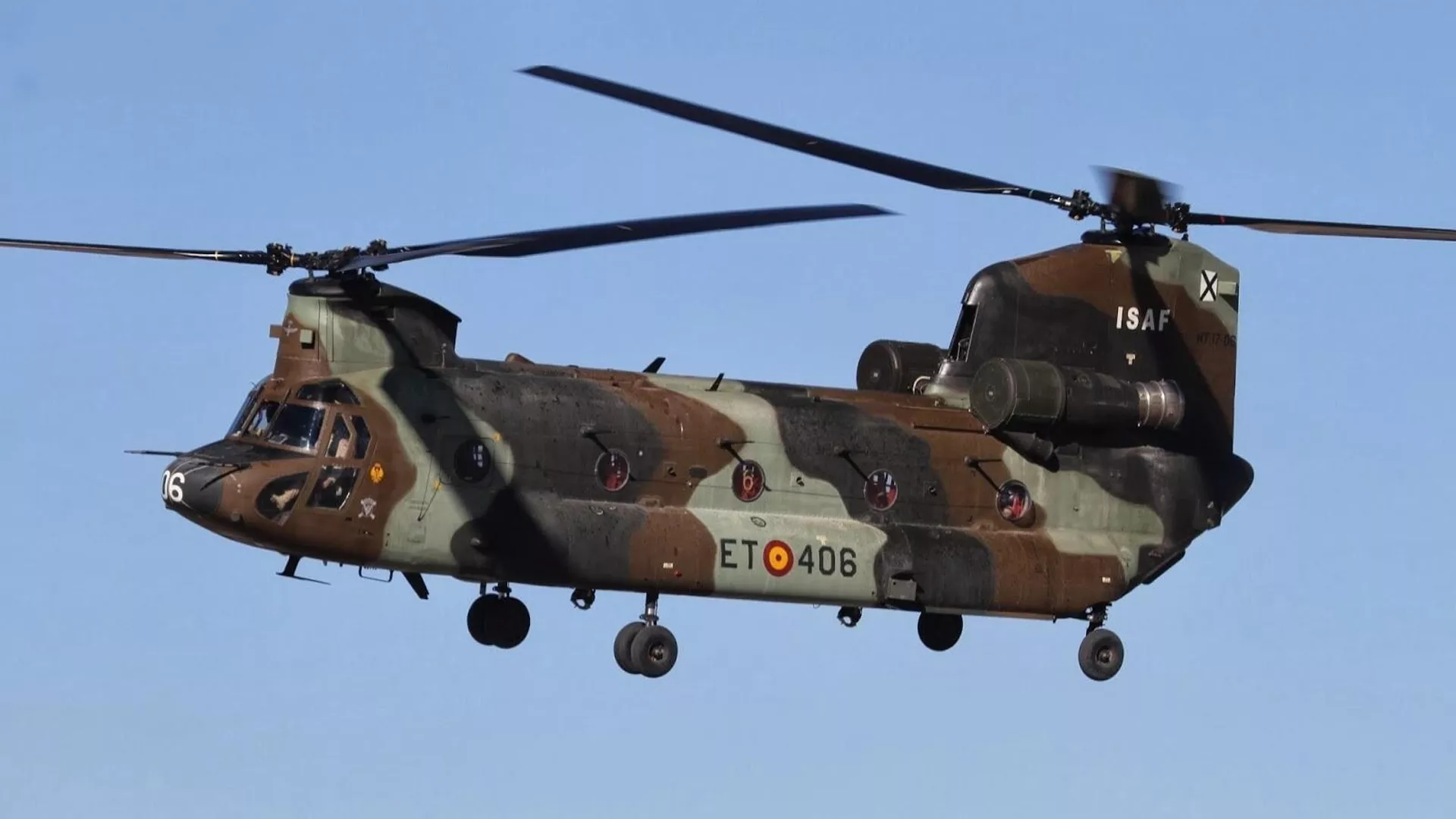 Helicóptero Chinook del Ejército de Tierra de España