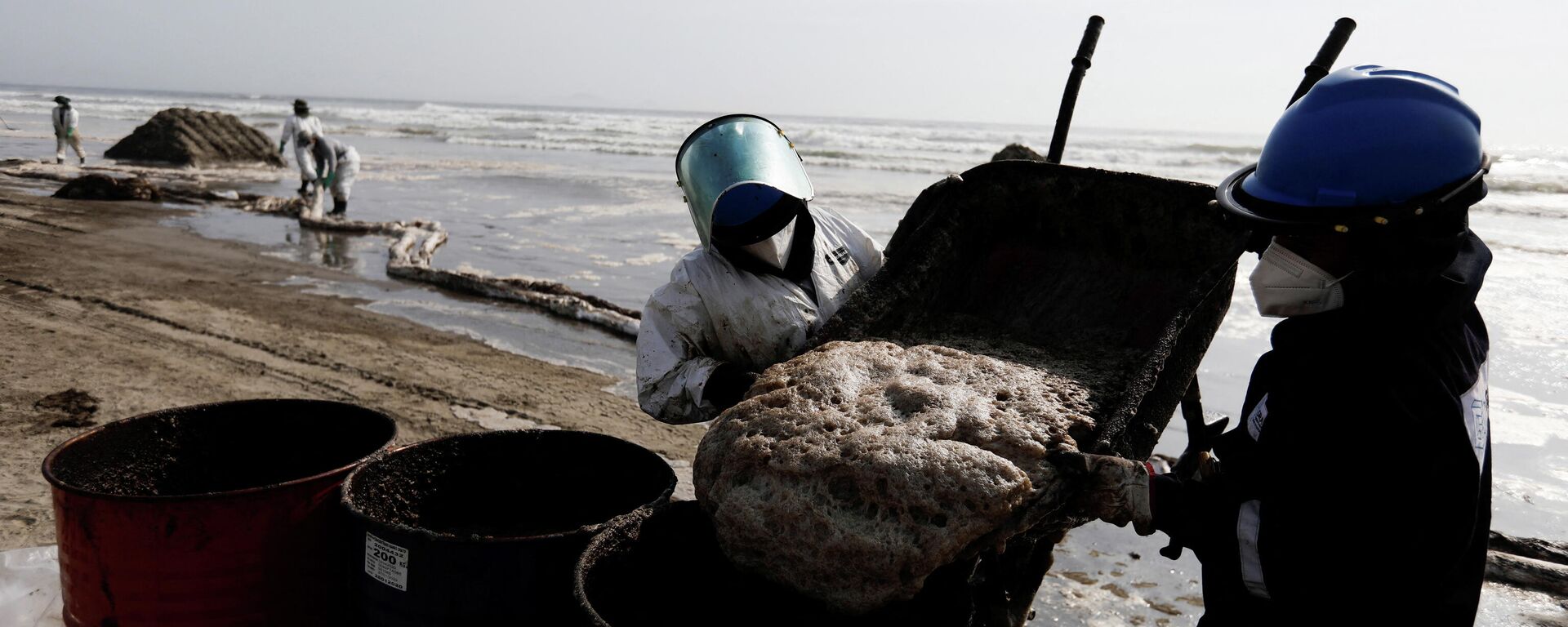 Derrame de petróleo de La Pampilla en Perú - Sputnik Mundo, 1920, 15.02.2022