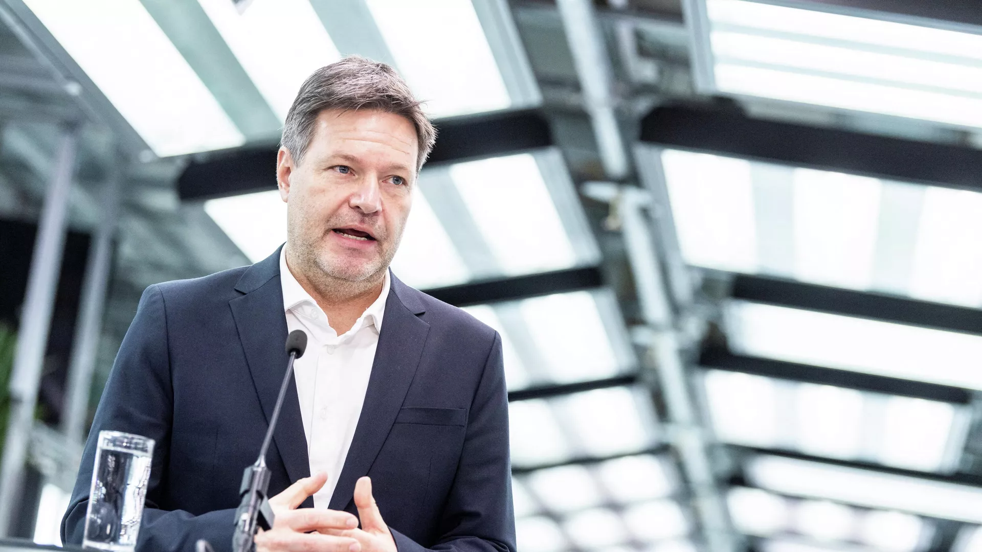 Robert Habeck, vicecanciller y también ministro de Economía y Protección del Clima de Alemania