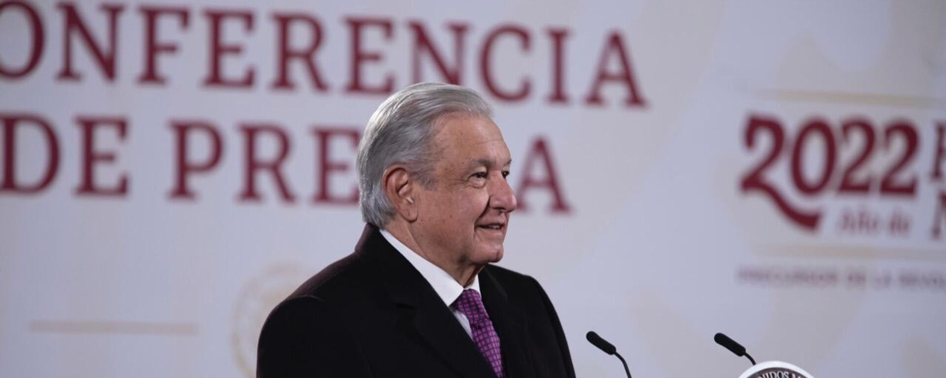 El presidente de México, Andrés Manuel López Obrador. - Sputnik Mundo, 1920, 11.02.2022