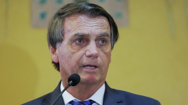  El presidente brasileño, Jair Bolsonaro - Sputnik Mundo