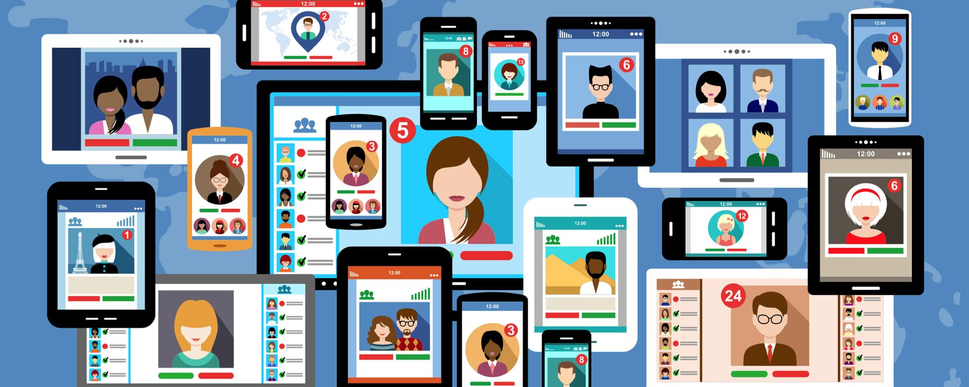 Ilustración de la UNAM sobre navegación en redes sociales. - Sputnik Mundo, 1920, 21.01.2022