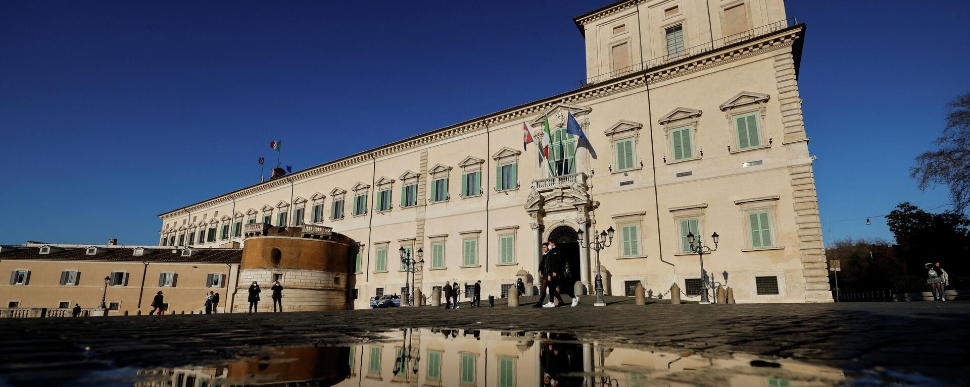 El palacio presidencial del Quirinal, en Roma - Sputnik Mundo, 1920, 21.01.2022