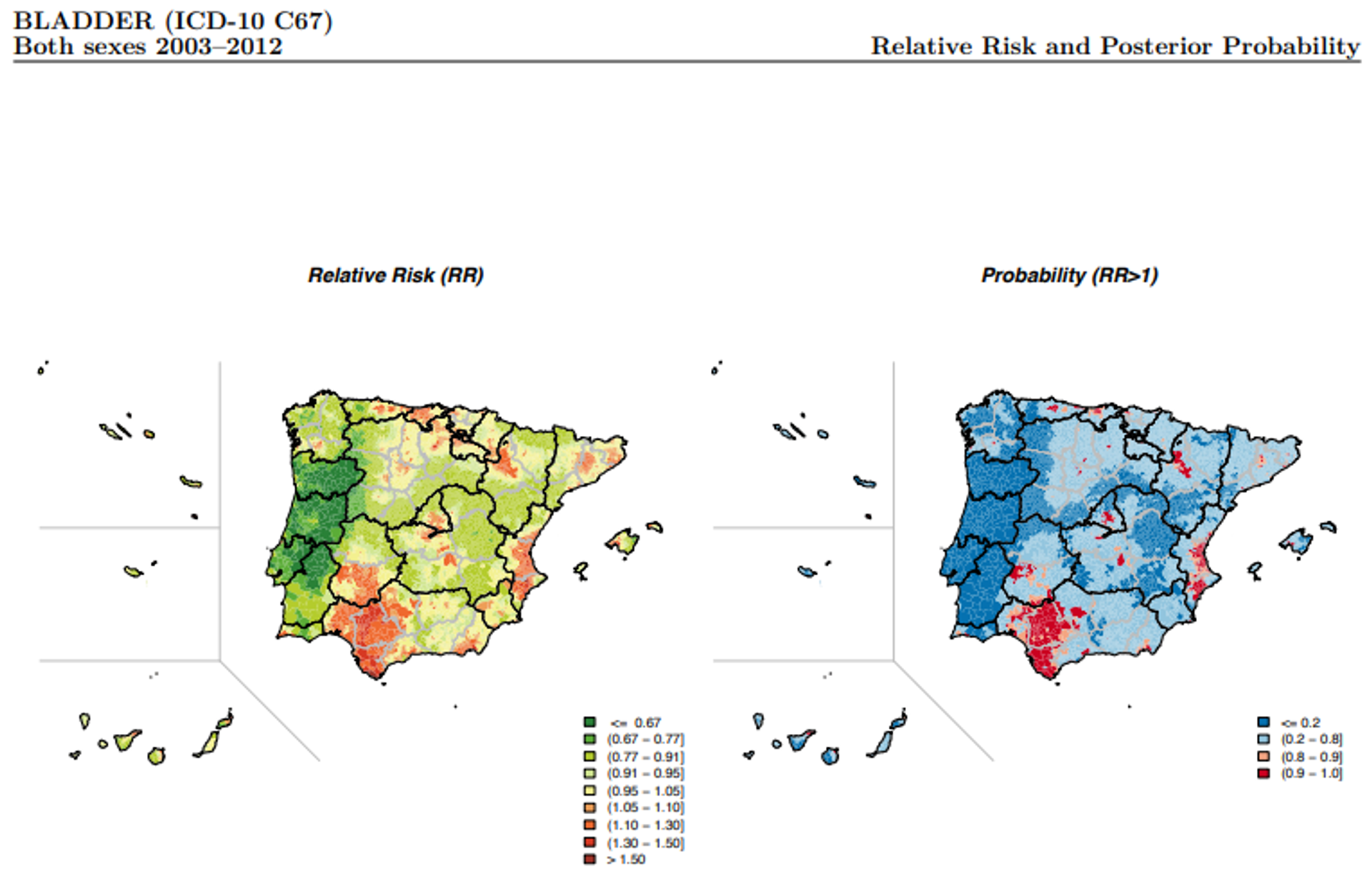 Mapa de riesgo del cáncer de vejiga - Sputnik Mundo, 1920, 24.01.2022