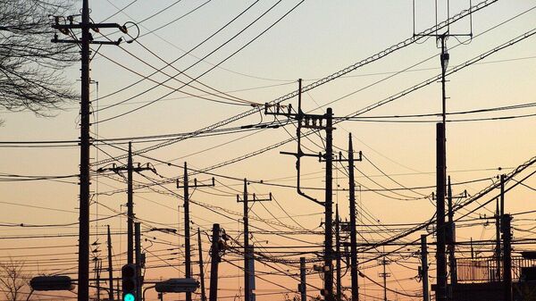 Torres de electricidad (imagen referencial) - Sputnik Mundo