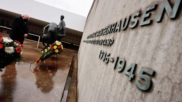 Frank-Walter Steinmeier, presidente alemán visita el antiguo campo de concentración nazi de Sachsenhausen - Sputnik Mundo