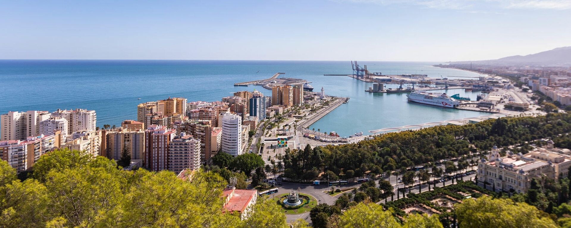 Vistas de Málaga desde Gibralfaro - Sputnik Mundo, 1920, 28.01.2022