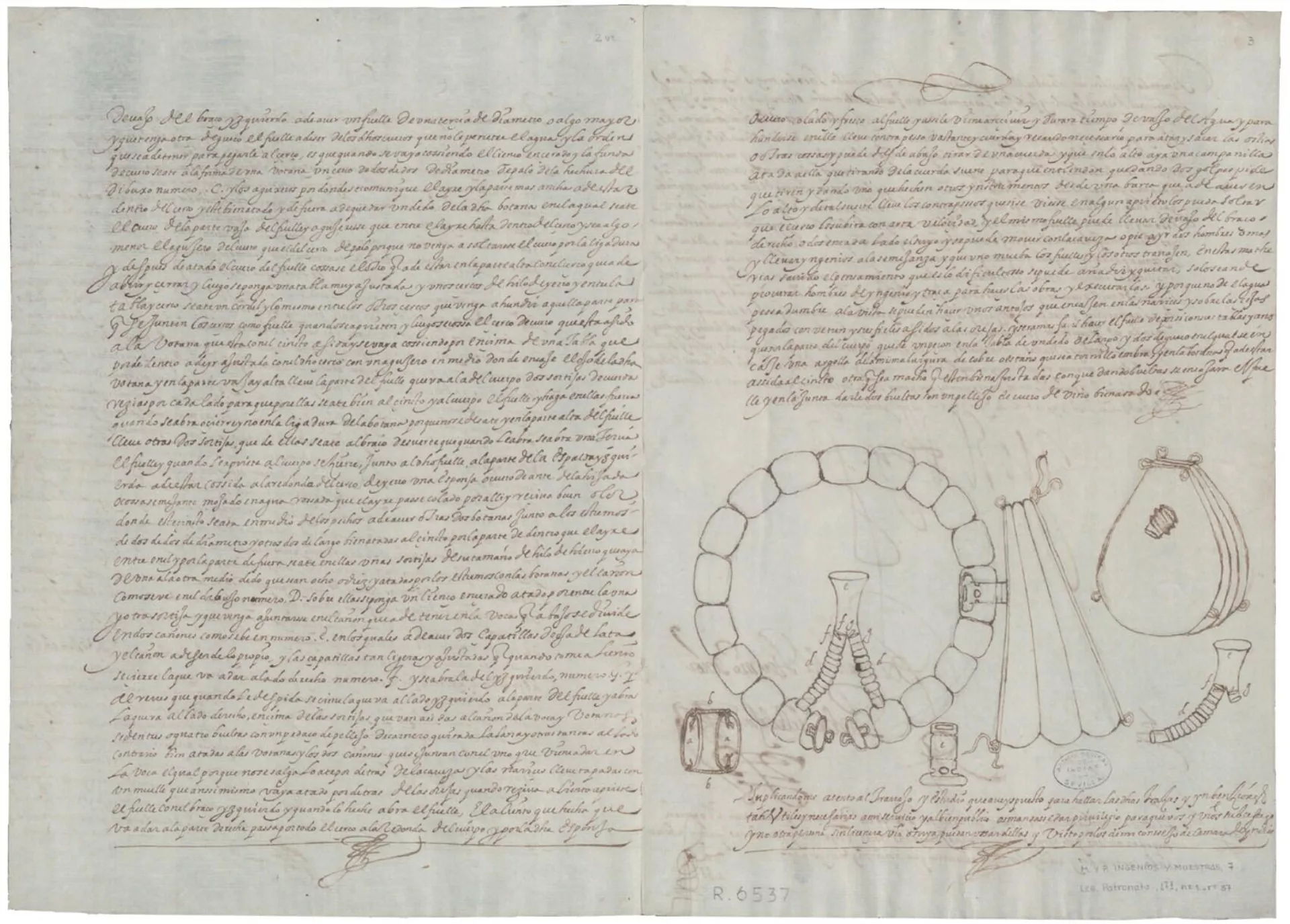 Dibujo de campana de buceo – José Bono, 1583. Manuscrito. Archivo General de Indias, Dibujo de campana de buceo – José Bono, 1583. Manuscrito. Archivo General de Indias, - Sputnik Mundo, 1920, 28.01.2022