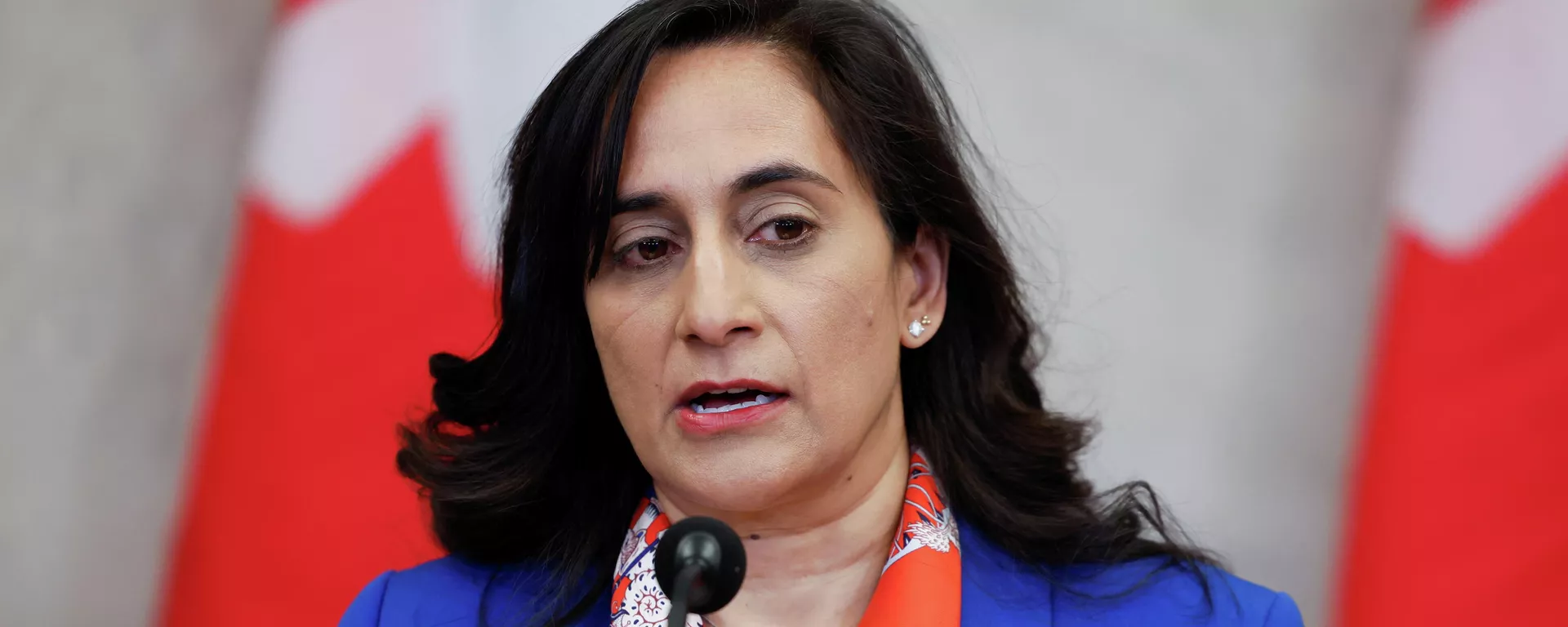 Anita Anand, ministra de Defensa canadiense Anita Anand, ministra de Defensa canadiense - Sputnik Mundo, 1920, 30.01.2022