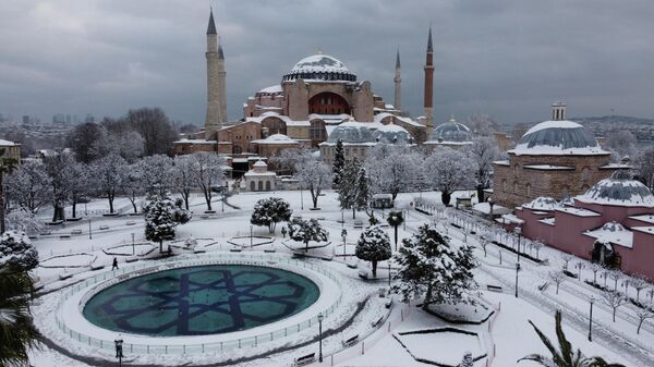 Nevadas en Turquía - Sputnik Mundo