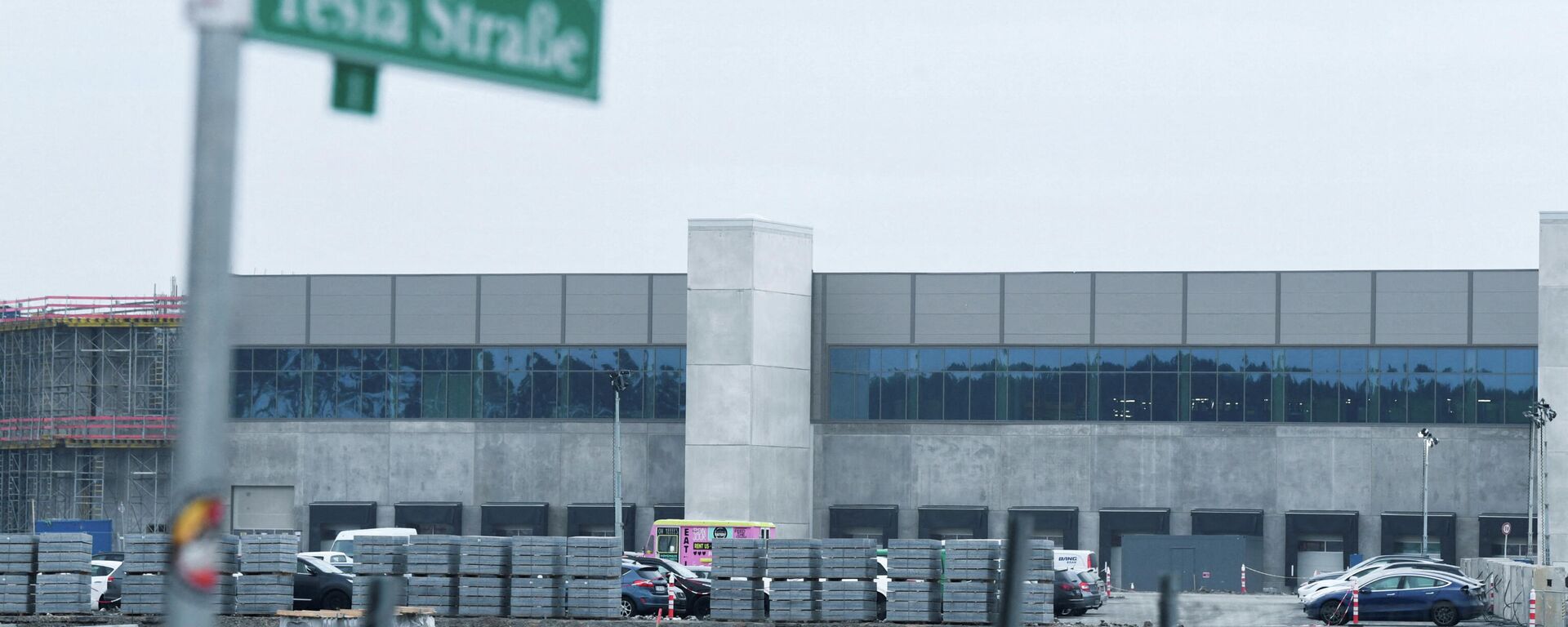 La gigafábrica de Tesla en Berlín, Alemania La gigafábrica de Tesla en Berlín, Alemania - Sputnik Mundo, 1920, 31.01.2022