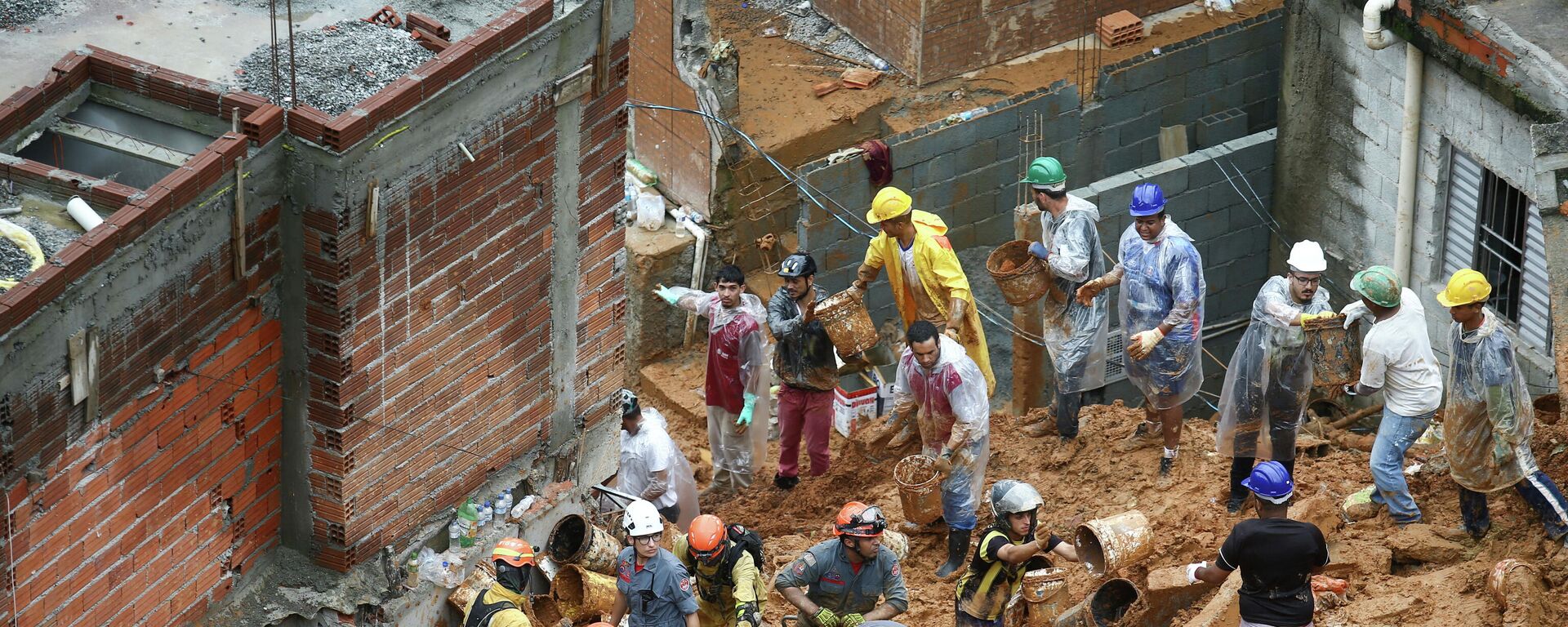 Deslizamiento causado por las lluvias en el estado de Sao Paulo - Sputnik Mundo, 1920, 31.01.2022