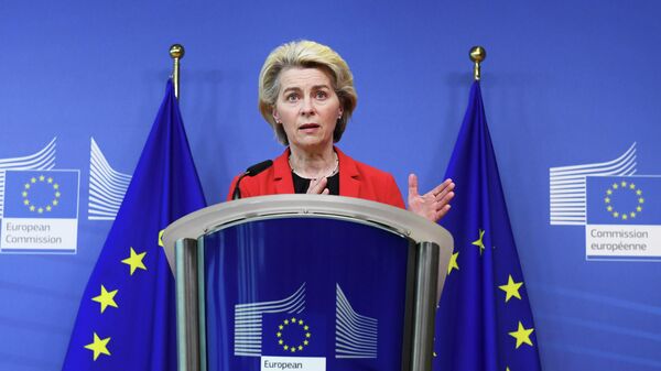 Ursula von der Leyen, la presidenta de la Comisión Europea - Sputnik Mundo