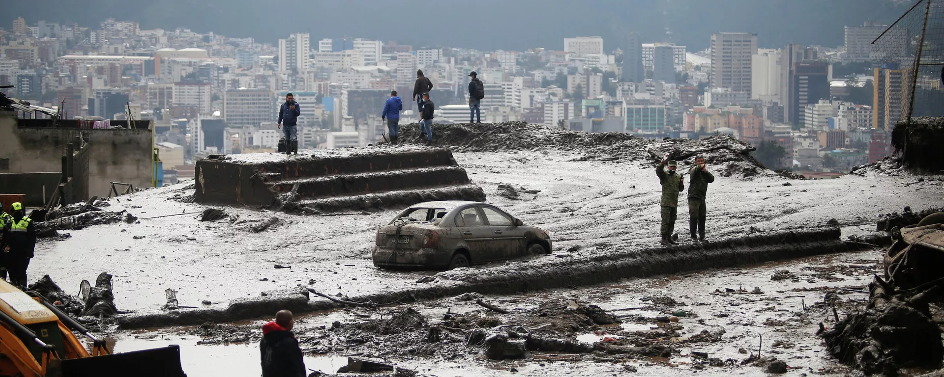 Aluvión en Quito Aluvión en Quito - Sputnik Mundo, 1920, 01.02.2022