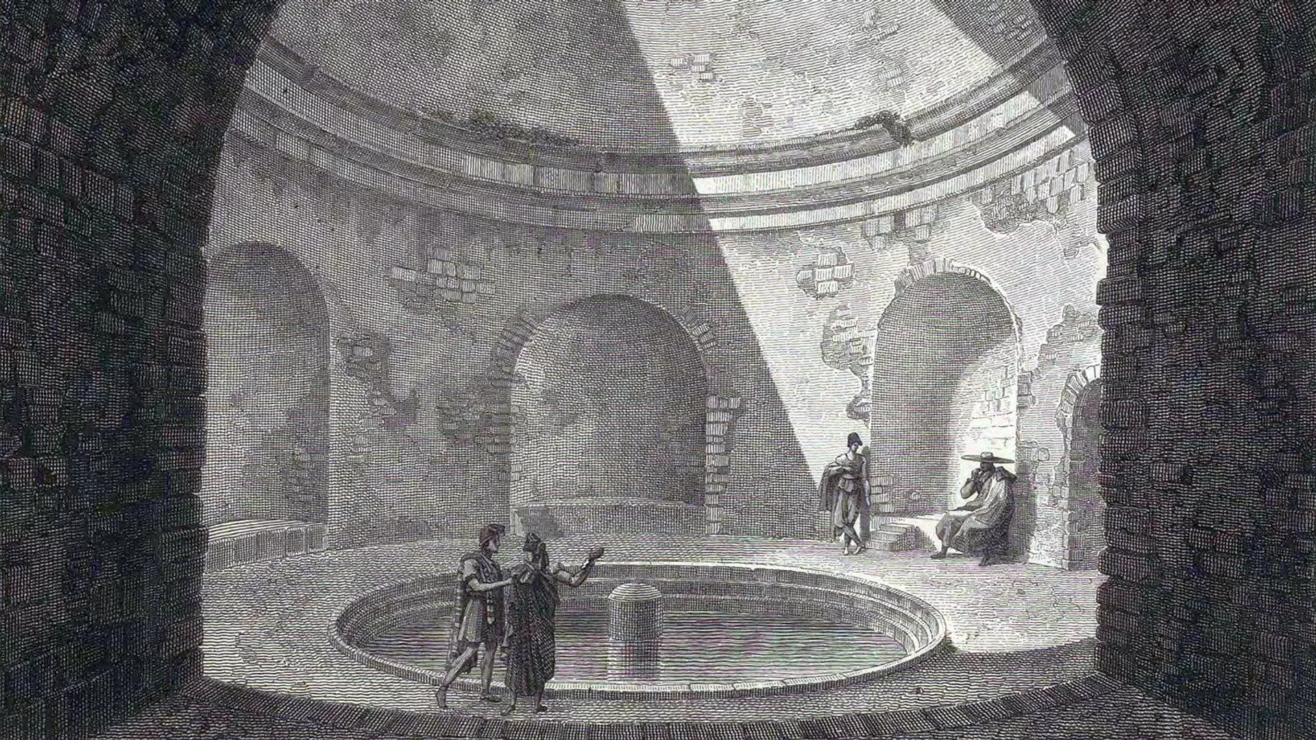 Imagen referencial de termas romanas Imagen referencial de termas romanas - Sputnik Mundo, 1920, 03.02.2022