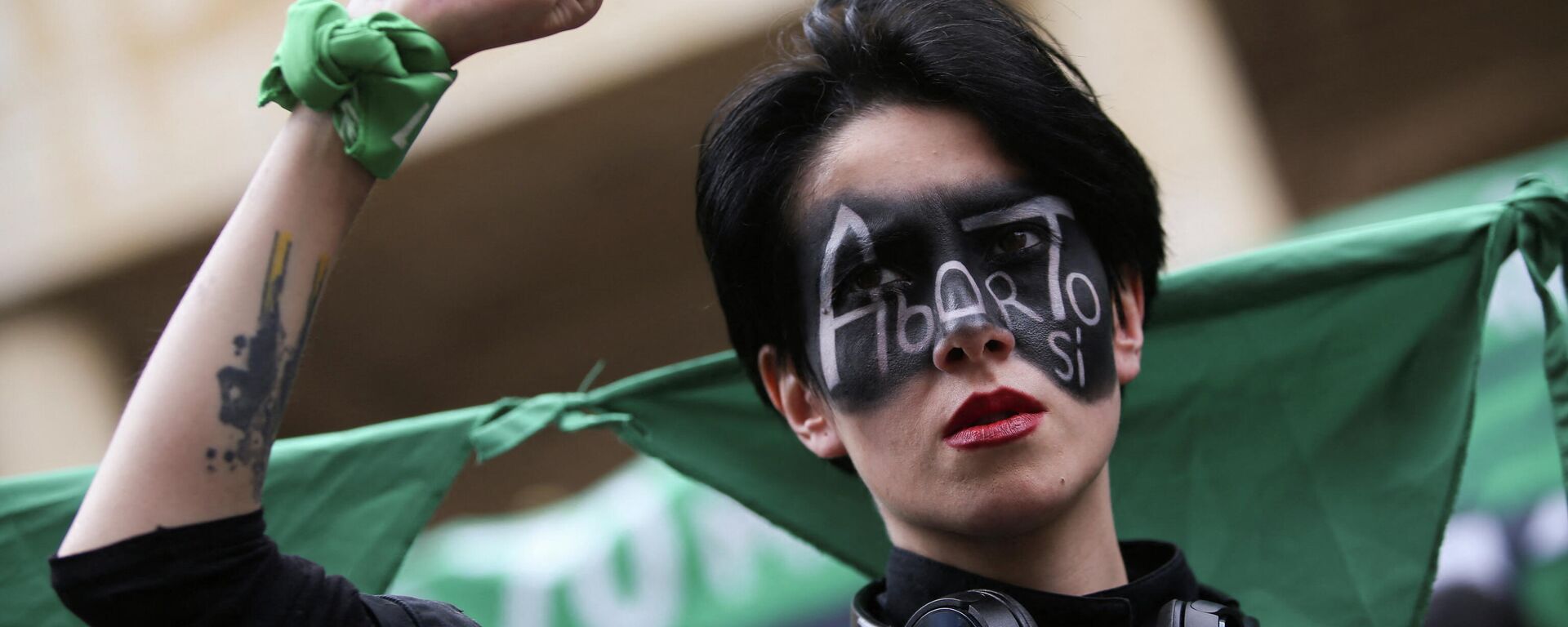 Manifestación a favor de la eliminación del aborto del código penal, en Bogotá Manifestación a favor de la eliminación del aborto del código penal, en Bogotá - Sputnik Mundo, 1920, 03.02.2022