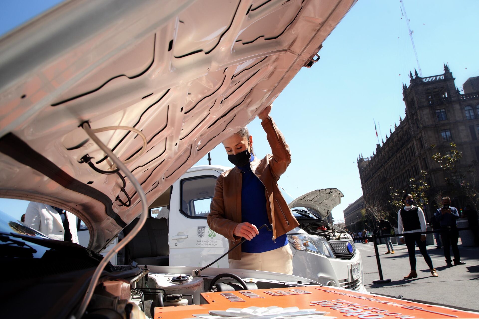 Prototipos de autos eléctricos presentados por el Gobierno de la CDMX. - Sputnik Mundo, 1920, 03.02.2022