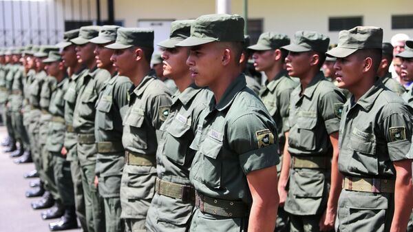 Militares de Nicaragua  - Sputnik Mundo