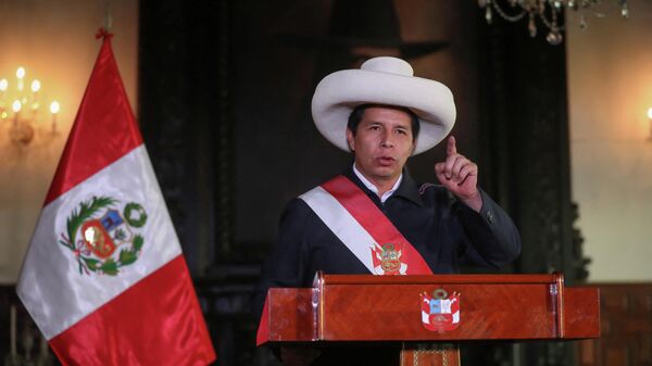 Pedro Castillo, presidente de Perú - Sputnik Mundo