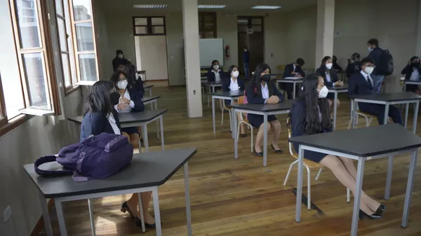 Una escuela en Quito - Sputnik Mundo