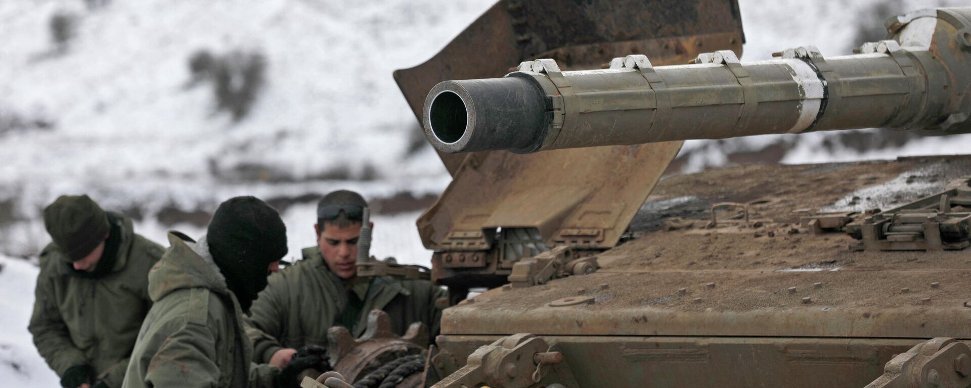 Militares israelíes cerca de la frontera con Siria - Sputnik Mundo, 1920, 09.02.2022