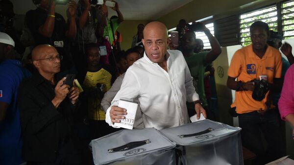 El expresidente de Haití Michel Martelly  - Sputnik Mundo