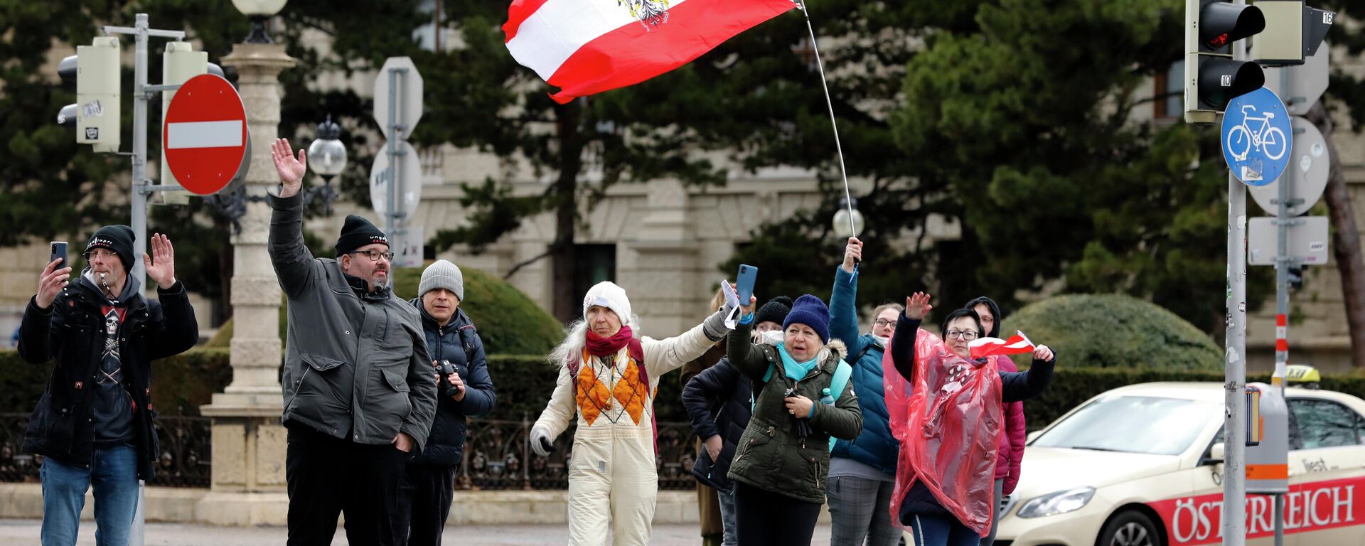 Protestas contra vacunación obligatoria en Canadá - Sputnik Mundo, 1920, 11.02.2022