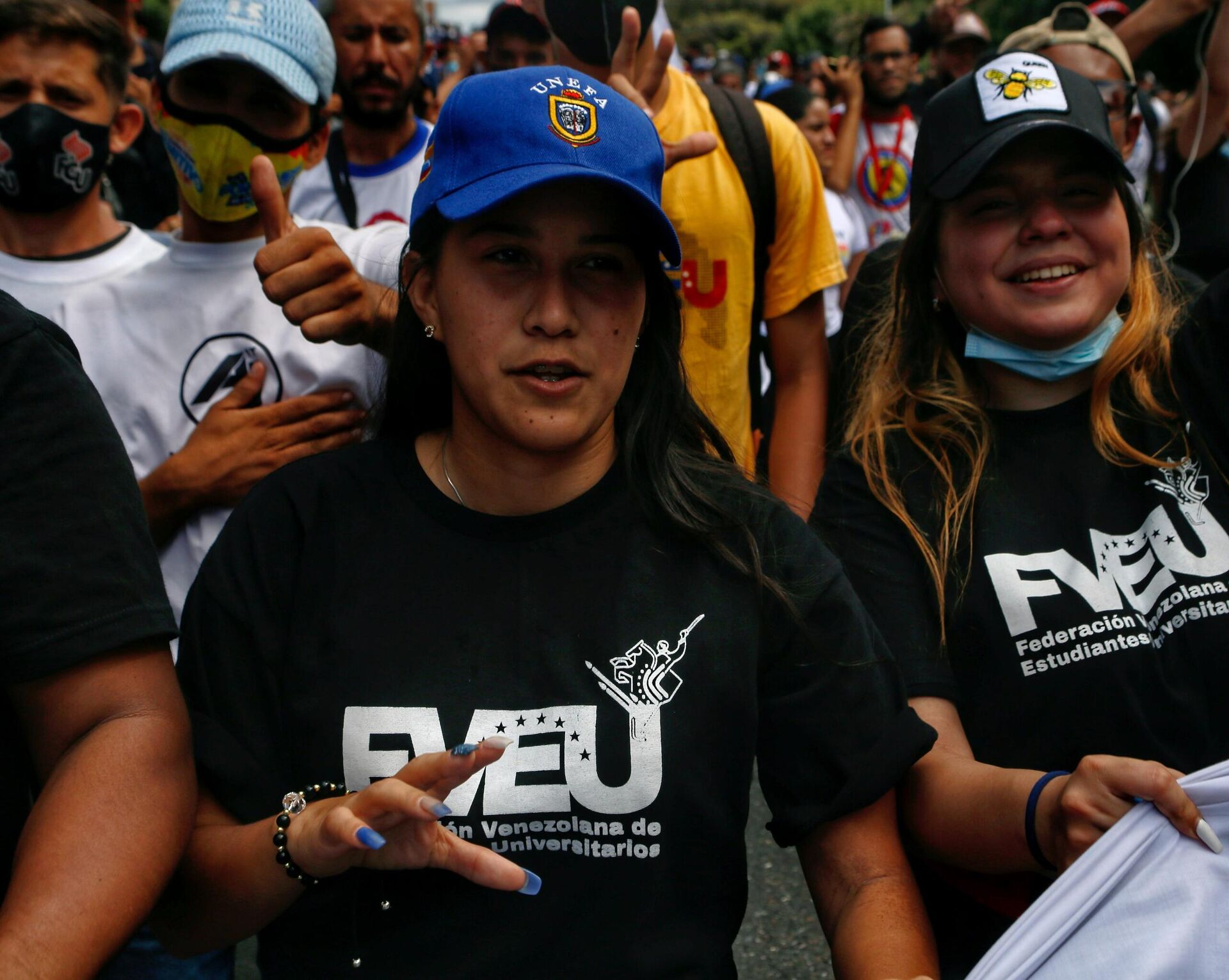 Marietzy Velandria, vicepresidenta de la Federación Venezolana de Estudiantes Universitarios (FVEU) - Sputnik Mundo, 1920, 13.02.2022