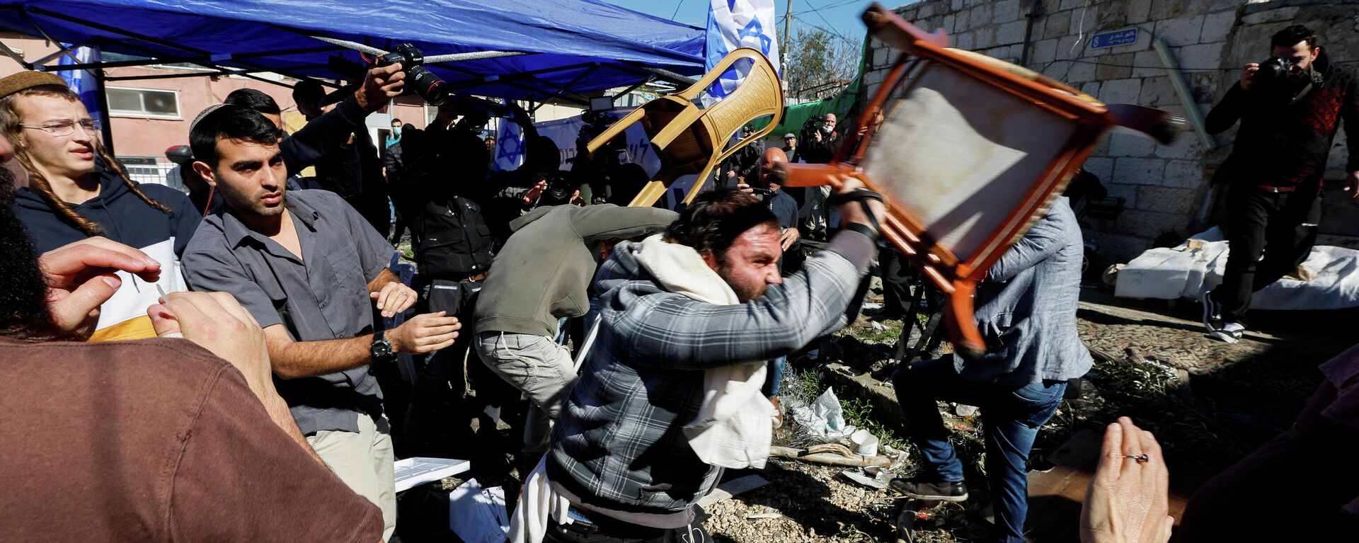 Las protestas en el barrio de Sheij Jarraj en Jerusalén - Sputnik Mundo, 1920, 13.02.2022