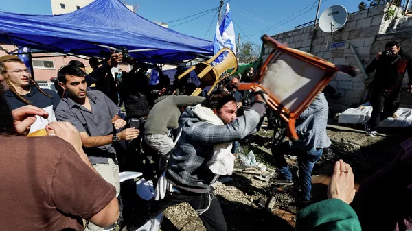 Las protestas en el barrio de Sheij Jarraj en Jerusalén - Sputnik Mundo
