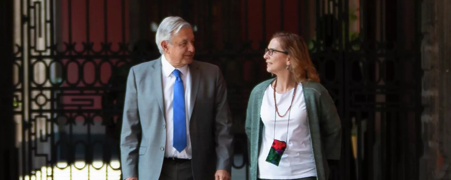 El presidente mexicano Andrés Manuel López Obrador con su esposa Beatriz Gutiérrez Müller - Sputnik Mundo, 1920, 14.02.2022