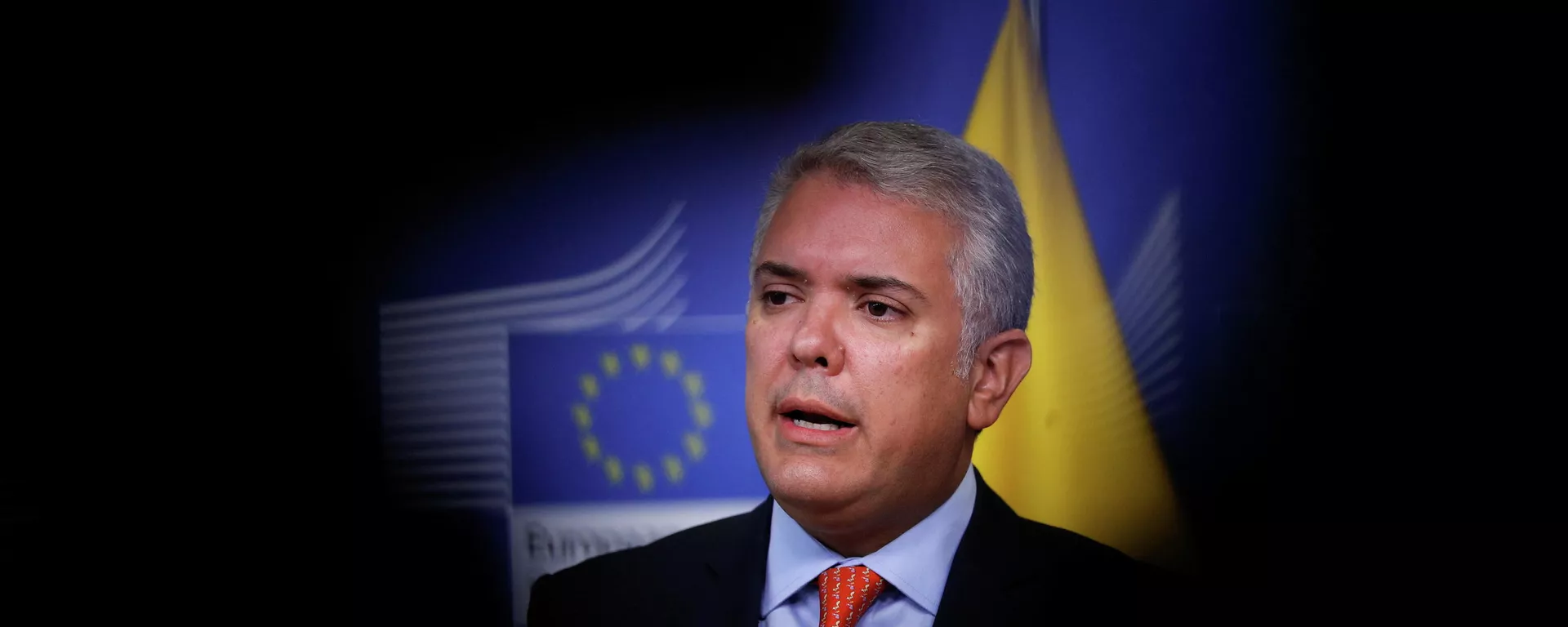 Iván Duque, presidente de Colombia, en su gira europea Iván Duque, presidente de Colombia, en su gira europea - Sputnik Mundo, 1920, 14.02.2022