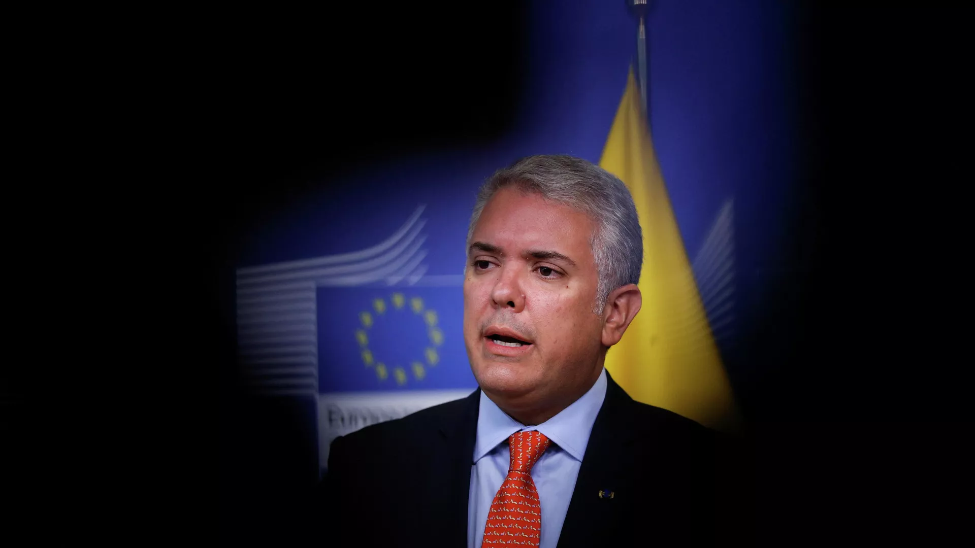 Iván Duque, presidente de Colombia, en su gira europea