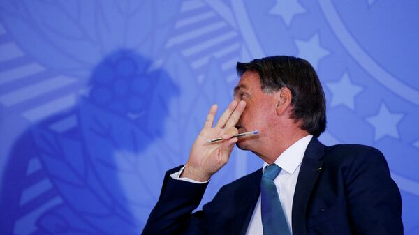 El presidente de Brasil Jair Bolsonaro - Sputnik Mundo