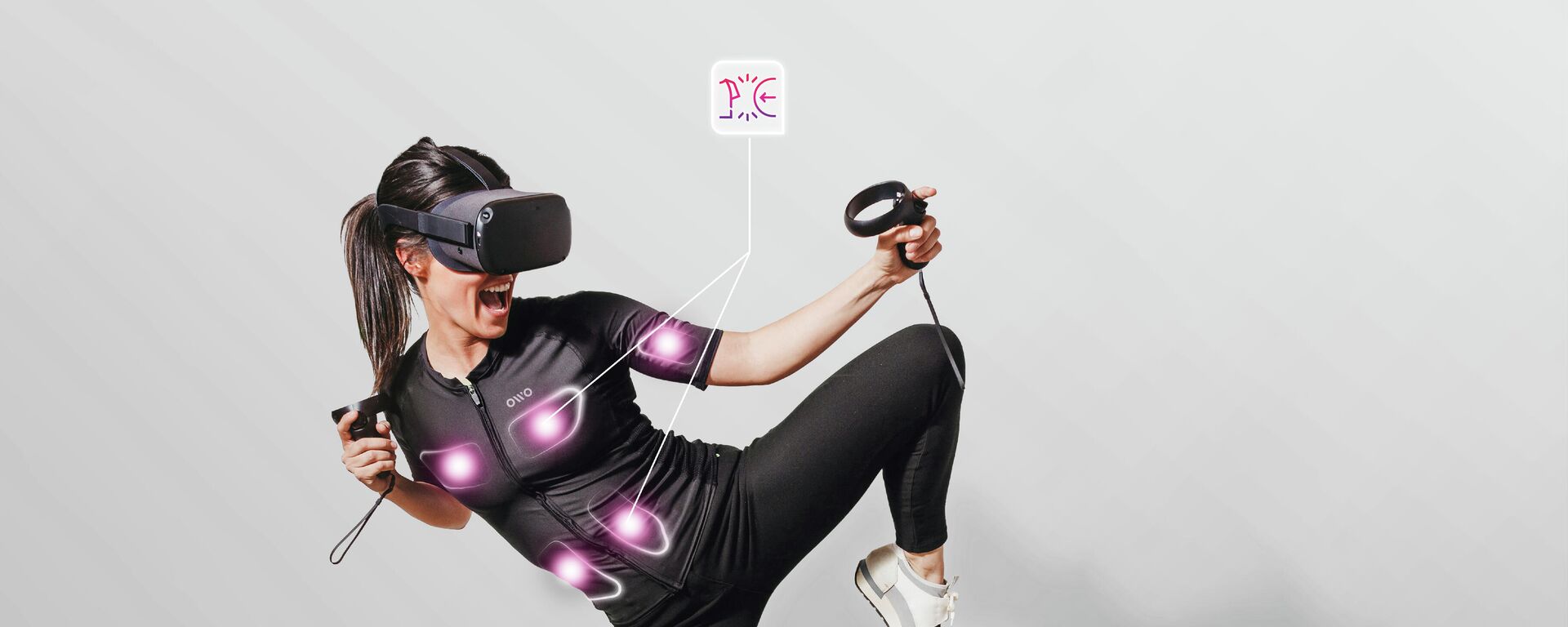 La prenda de Owo Game permite a los usuarios sentir más de 30 sensaciones físicas mientras juegan La prenda de Owo Game permite a los usuarios sentir más de 30 sensaciones físicas mientras juegan - Sputnik Mundo, 1920, 17.02.2022