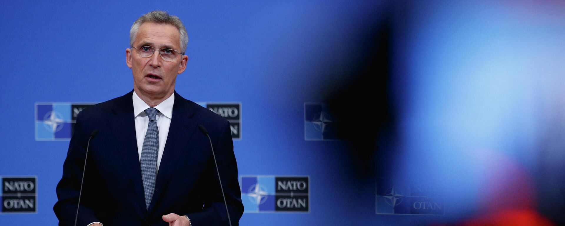 El secretario general de la OTAN, Jens Stoltenberg - Sputnik Mundo, 1920, 15.02.2022