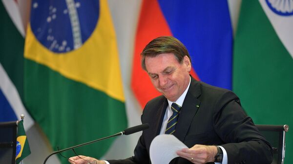 Jair Bolsonaro, presidente de Brasil - Sputnik Mundo