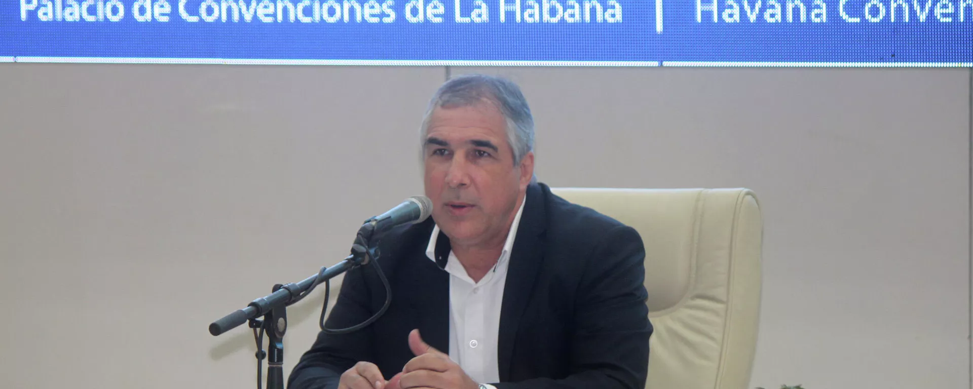 Eduardo Martínez, presidente del grupo empresarial biofarmacéutico BioCubaFarma Eduardo Martínez, presidente del grupo empresarial biofarmacéutico BioCubaFarma - Sputnik Mundo, 1920, 15.02.2022