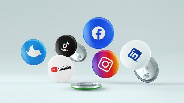 Íconos de redes sociales - Sputnik Mundo