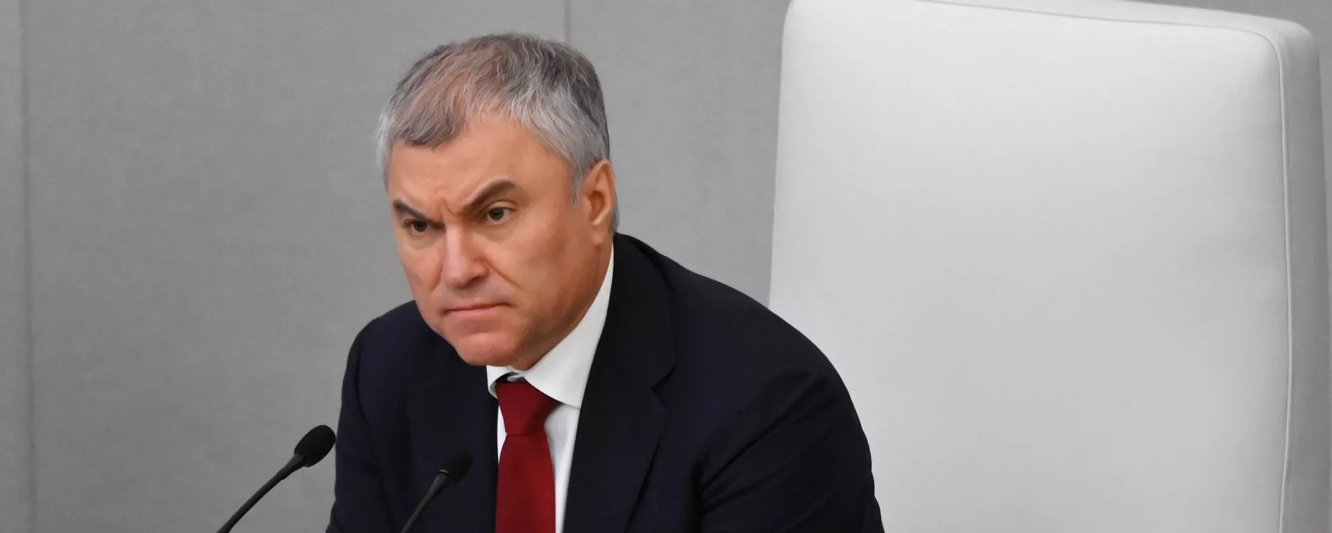 El presidente de la Cámara baja del Parlamento ruso, Viacheslav Volodin El presidente de la Cámara baja del Parlamento ruso, Viacheslav Volodin - Sputnik Mundo, 1920, 18.02.2022